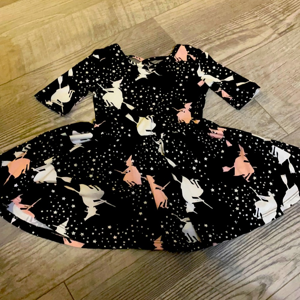 Dot dot smile Halloween dress. Size 12/24. Gently used.